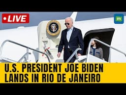 U.S. President Joe Biden lands in Rio de Janeiro for the G20 summit