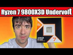 Undervolt your Ryzen 7 9800X3D for more FPS and Lower Temperature!