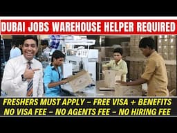 Warehouse Helper Jobs In Dubai For Freshers