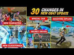 OB47 Top 30 Game Changer " SECRET UPDATES " FF Advance Server - GARENA Free Fire