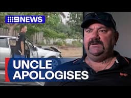 Uncle apologises to victim's loved ones after nephew's alleged rampage | 9 News Australia