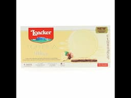 Loacker Tortina White Review! White Chocolate Covered Hazelnut Wafers Review!