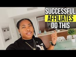 I've worked with 200+ Affiliates. The successful ones do this