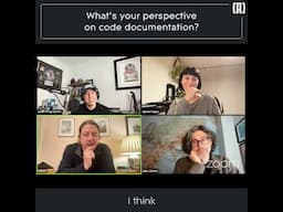 What's your perspective on code documentation?