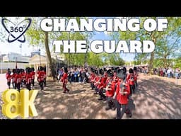 Changing of the guard Buckingham Palace - London 8K (VR360)