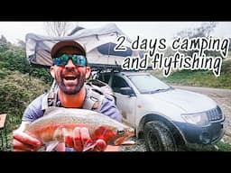 2 DAYS FLYFISHING , COOKING AND CAMPING | SOME OF MY BIGGEST TROUT TO DATE