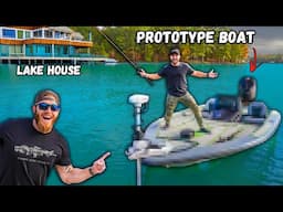 Revealing New PROTOTYPE Hybrid Bass Boat!! ( ft Jiggin w/ Jordan )