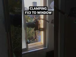 clamping my camera to a window