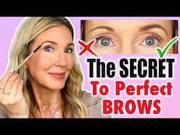 EASY EYEBROW TUTORIAL! Makeup 101 for Mature Beginners