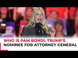 Who is Pam Bondi, Trump's nominee for Attorney General after controversial Matt Gaetz withdraws