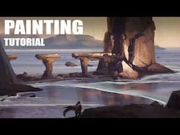 This is How I Paint an Epic Fantasy Environment! (Digital Painting Tutorial)