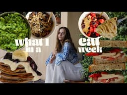 WHAT I EAT IN A WEEK / fall edition / *vegan* by a nutritionist