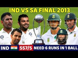 INDIA VS SOUTH AFRICA TEST MATCH 2013 | FULL MATCH HIGHLIGHTS | MOST THRILLING MATCH EVER🔥😱