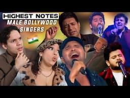 Latinos react to Indian Male Singers HIGHEST NOTES in Bollywood!