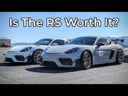 2024 Porsche 718 Cayman GT4 RS vs 2020 Porsche 718 Cayman GT4 - Track Comparison!