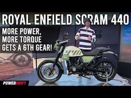 2025 Royal Enfield Scram 440 with Exhaust Note | PowerDrift QuickEase