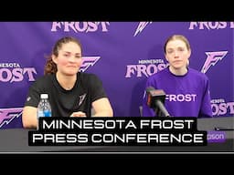 Press Conference | Nicole Hensley & Claire Thompson | Minnesota Frost | Game One of PWHL Mini-Camp