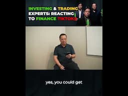 Investing & Trading experts react to finance tiktoks