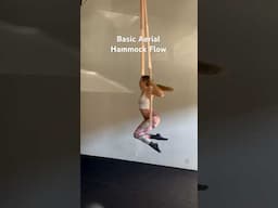 Basic aerial hammock spin flow choreography. #aerial #aerialhammock #aerialyoga #aerialyogaflow