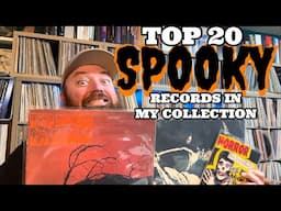 Top 20 Spooky Records in my Collection for a Halloween Playlist!