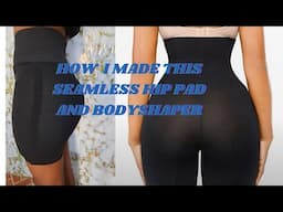 MAKE HIP PADS SHORT AND BODY SHAPER WITH ME (no visible pad lines and seam lines)