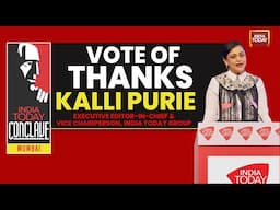 Vote Of Thanks By Kalli Purie, Executive Editor-in-Chief & Vice Chairperson, India Today Group