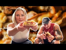 Renee Paquette and Baron Corbin Try Cuban Sandwiches in Tampa Florida | Not a Real Cooking Show