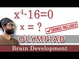 x^4 - 6=0  #olympiadseries | Arindam | Brain Development