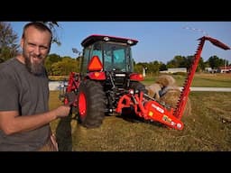 New Sickle Bar Mower - Better Than a Drum Mower?