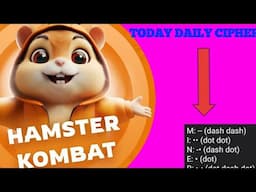 HAMSTER KOMBAT 27 JUNE DAILY CIPHER