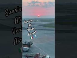 Early morning views at Venice airport