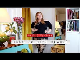 True to the Size Chart? Unique Vintage Plus Size Try On Haul