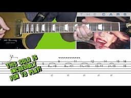 Cars - Just What I Needed - guitar lesson (solo) with tabs! 😎🎸