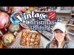 Thrifting for Vintage Christmas Decor (YEP, I FOUND SOME!) + Haul Share & Styling