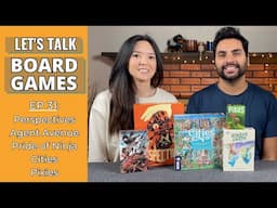 Let's Talk Board Games #31 - Perspectives, Agent Avenue, Pride of Ninja, Cities, Pixies