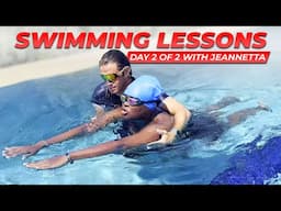 How to Swim with Jonny Rocket | Jeanette Learns to Swim in 2 Days! | Adult Beginner Lessons