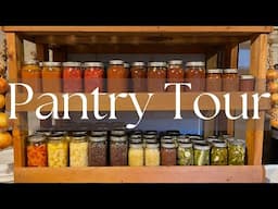 Pantry Tour | What I've dried, frozen, and canned this year