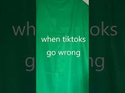 when tiktoks go wrong #shorts