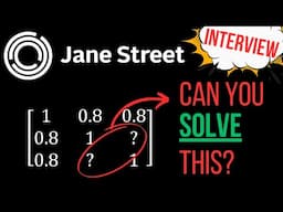 Jane Street Interview? SOLVE THIS! | Quant Interview Questions #9