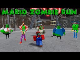 ZOMBIE Super MARIO Speed Runs in #roblox Great School, Barry, New Chopper Carnival, Alien Base