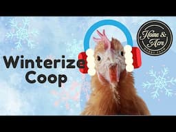 6 TIPS FOR WINTERIZING YOUR CHICKEN COOP