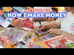 How I Make Money With My Art 🎨 Income Sources, Future Plans & Advice For Beginners