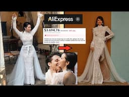 Ángela Aguilar compró su vestido de novia en AliExpress por $3600 pesos ($200 dólares)