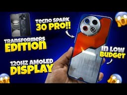 Tecno Spark 30 Pro Transformers Edition | 120Hz AMOLED Display | Rs. 46,000