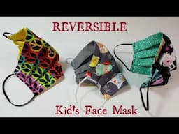 How To Make Kids Face Mask | Reversible 2-in-1 Children Mask| Back-to-School Kids Face Mask