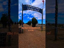 Tombstone Cemetery. #shorts #Cemetery #tombstone #arizonaliving #arizonalife #didyouknow