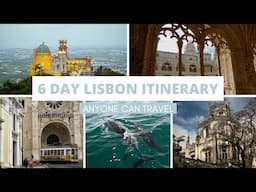 6 Day Lisbon Area Itinerary in 6 Minutes