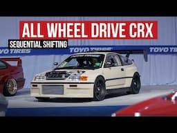 Twin Turbo V6, AWD, 850hp CRX "Street Legal" Track Beast w/ Custom Jon Sibal Widebody