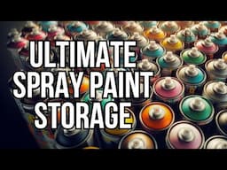 Ultimate Spray Paint Storage - How to store Spray Paint Organized, Efficient and Visible