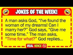 🤣 BEST JOKES OF THE WEEK! - As chance has it, they both meet at the heavenly...  | Funny Jokes